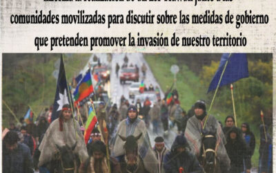 Temucuicui convoca un Lef Trawun por la defensa, lucha y demandas del peublo Mapuche