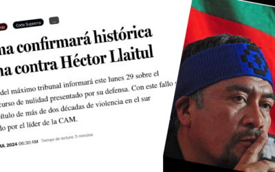 Corte Suprema filtra a La Tercera resultado de fallo ante recurso de nulidad presentado por defensa de Héctor Llaitul