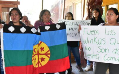 Frente a deficiente gestión alcaldicia: Comunidades mapuche pehuenche se manifiestan en municipio de Alto Biobío