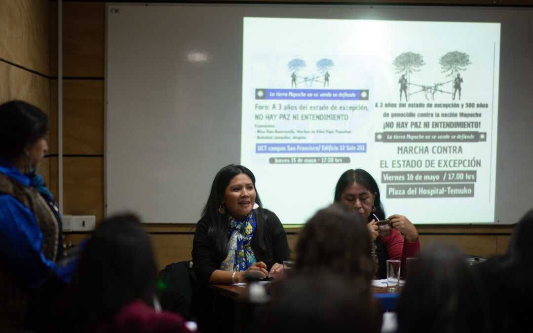 Se realiza Nütxam: «A 3 años del estado de excepción, no hay paz ni entendimiento», en Temuco