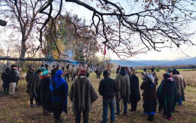 Se realiza trawün de comunidades Mapuche Pewenche de Curacautín y Lonquimay, en Lof Kilape Lopez