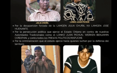 Hogar Pelontuwe convoca a Nutramkawün: «Desaparición forzada y prisión política en Wallmapu»