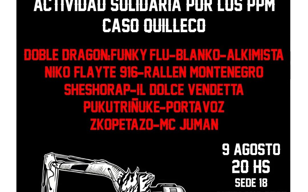 Actividad solidaria por los Presos Políticos Mapuche del caso Quilleco