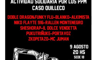 Actividad solidaria por los Presos Políticos Mapuche del caso Quilleco