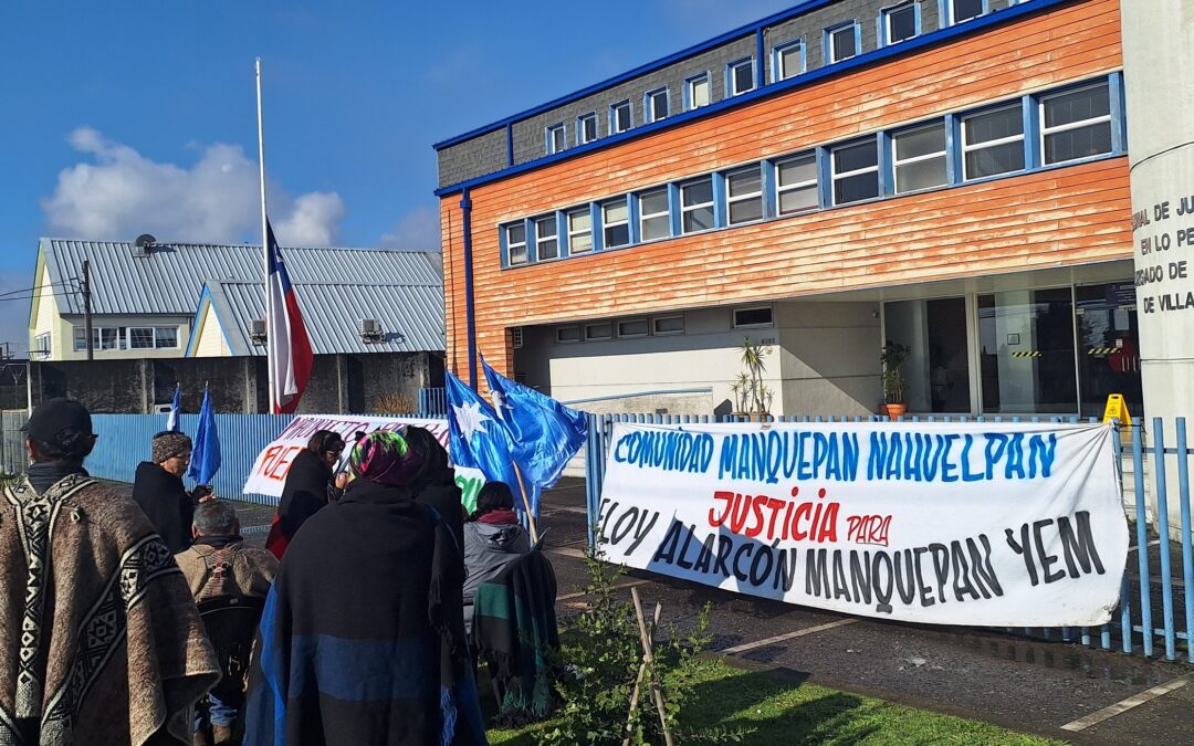Tribunal de Villarrica declaró culpable a Mauricio Ernesto Briceño Medina, como autor del homicidio de Eloy Alarcón Manquepan
