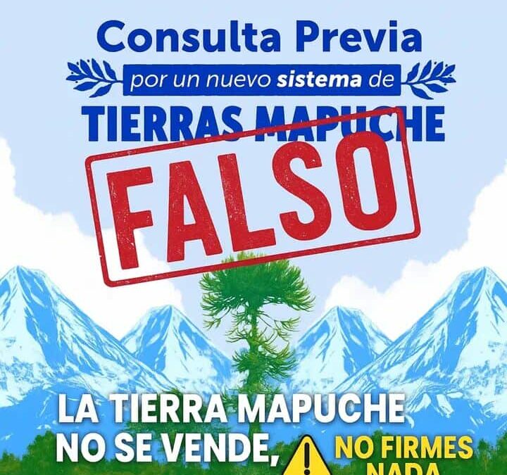 Comunicado público de comunidades territorio Vilcun sobre proceso de la consulta indígena para «nuevo sistema de tierras»