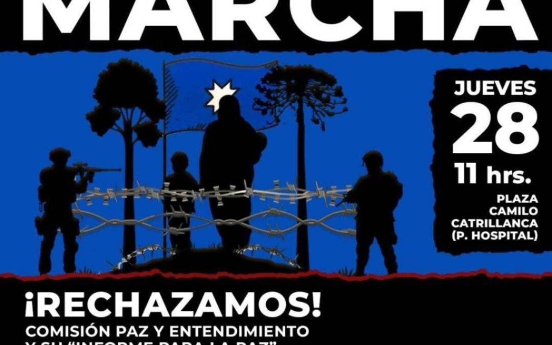 Convocatoria y Comunicado Marcha por la Defensa del Territorio en Temuco