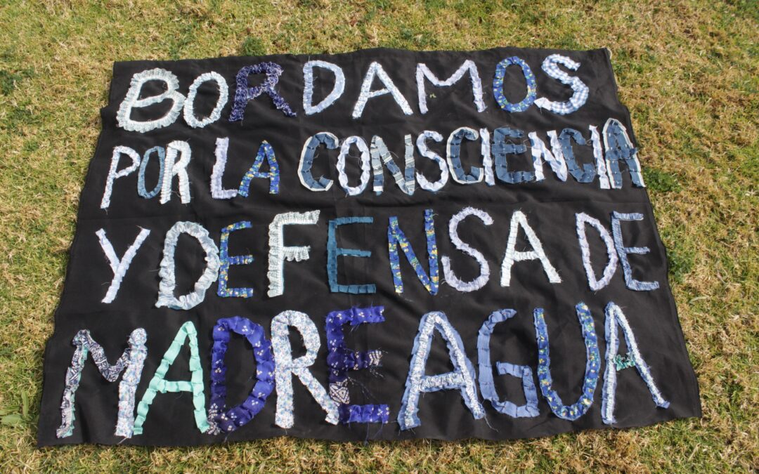 Asamblea Textil del Elqui y Arpilleristas de Angachilla en defensa del humedal Angachilla y la vida