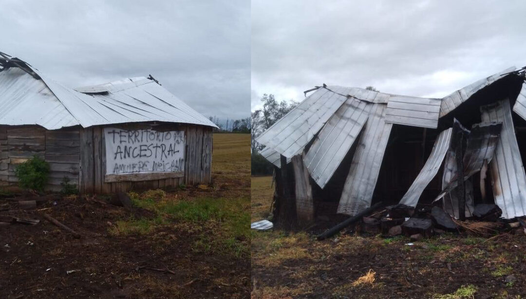 Lof Autónomo Las Cardas denuncia destrucción de ruka y rewe a días de la detención de su werken y 3 comuneros
