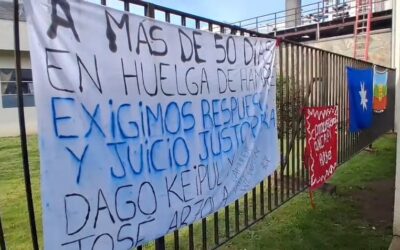 Preso político mapuche en huelga de hambre seca podría ser intervenido médicamente sin su consentimiento