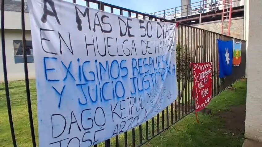 Preso político mapuche en huelga de hambre seca podría ser intervenido médicamente sin su consentimiento