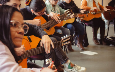 Con gran convocatoria inició el Taller de guitarra traspuesta del proyecto «Reinterpretando la guitarra campesina en la Araucanía»