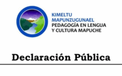 Comunicado Kimeltu Mapunzugunael, Pedagogía en lengua y Cultura Mapuche, exige esclarecimiento de los causantes de la desaparición de Julia Chuñil Catricura