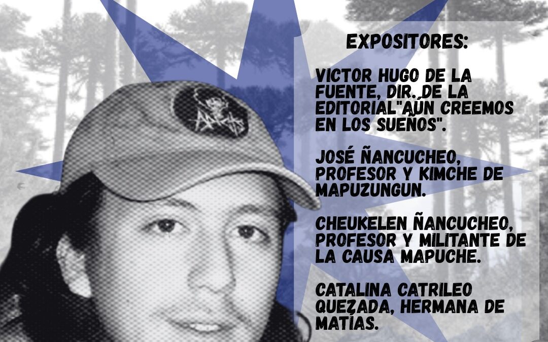 Lanzamiento del libro “Kürruf ñi Mafül”, poemario de Matías Catrileo, en Santiago