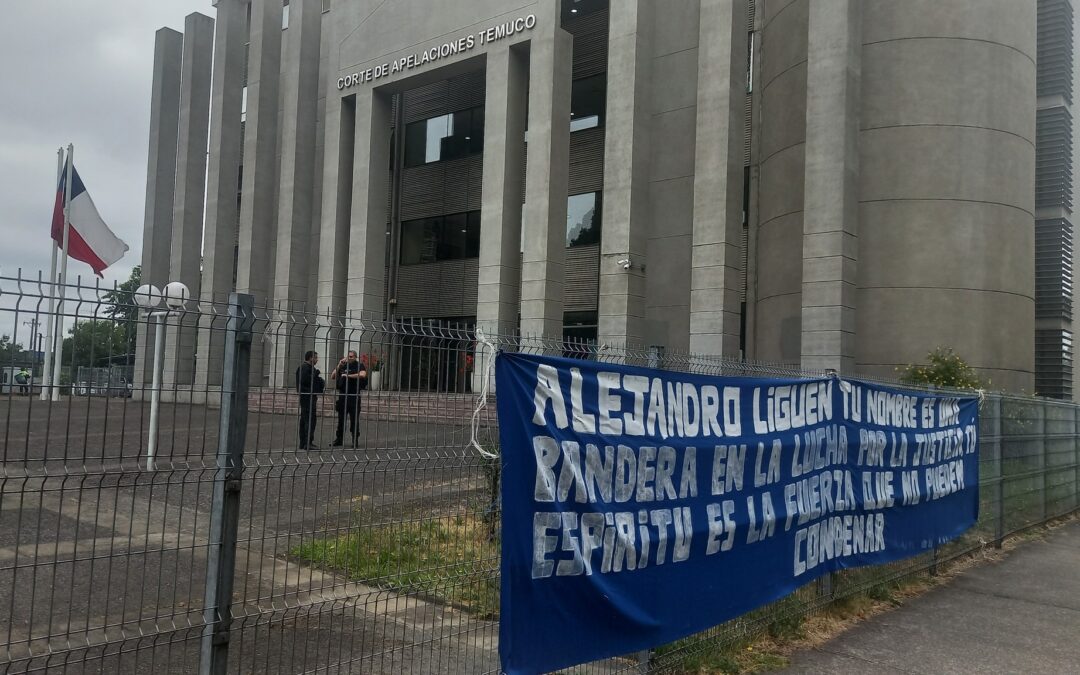 Se realizó en la Corte de Apelaciones de Temuco, la audiencia de nulidad del juicio que condenó a Alejandro Liguen
