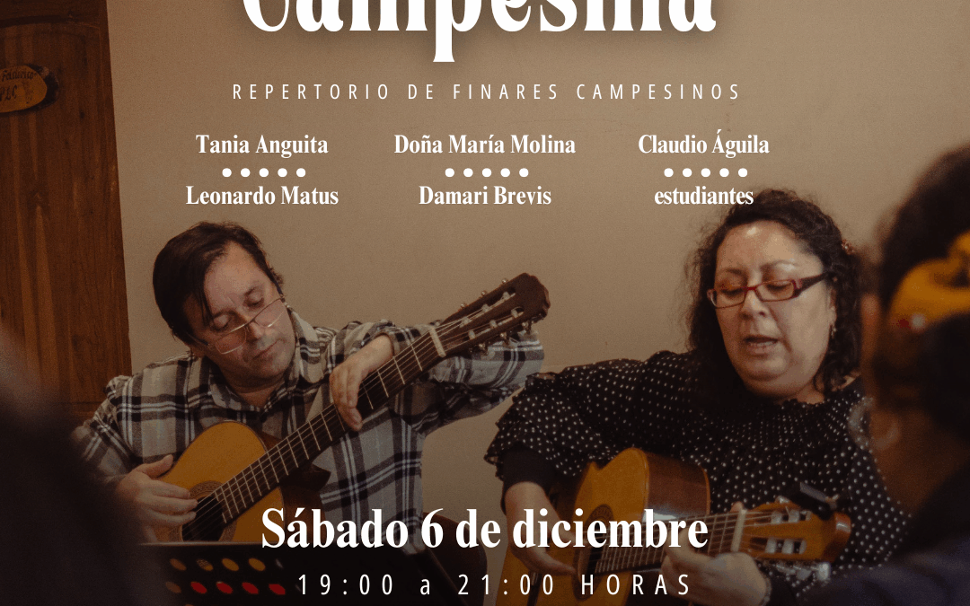 La melancolía y sus finares resonarán en el Concierto Reinterpretando la Guitarra campesina en el Centro Cultural de Padre las Casas