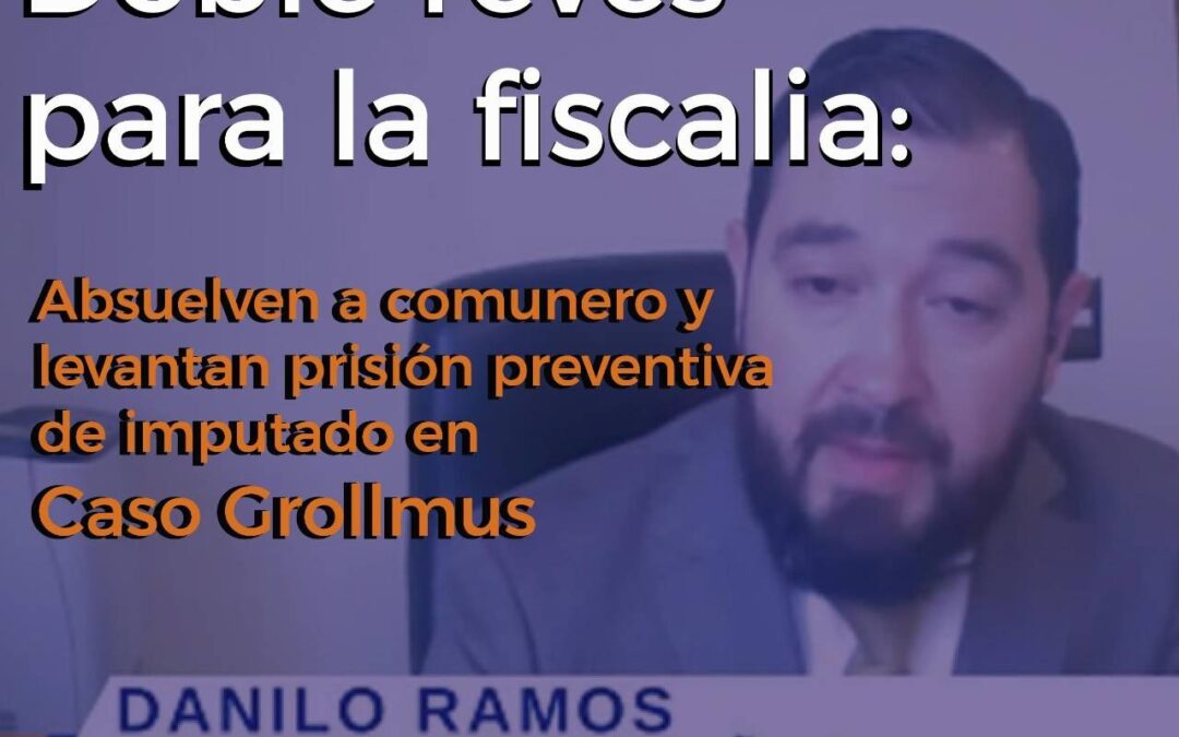 Caso Grollmus: Tribunal de Cañete levanta prisión preventiva de comunero imputado