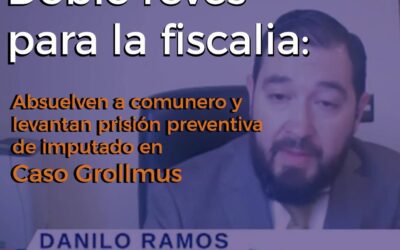 Caso Grollmus: Tribunal de Cañete levanta prisión preventiva de comunero imputado