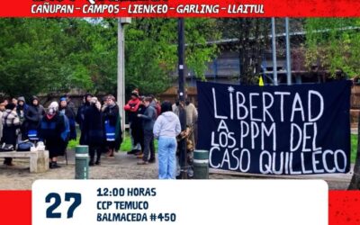 Equipo médico de acompañamiento a la huelga de hambre de los PPM de caso Quilleco solicita traslado urgente a hospital intercultural de Imperial