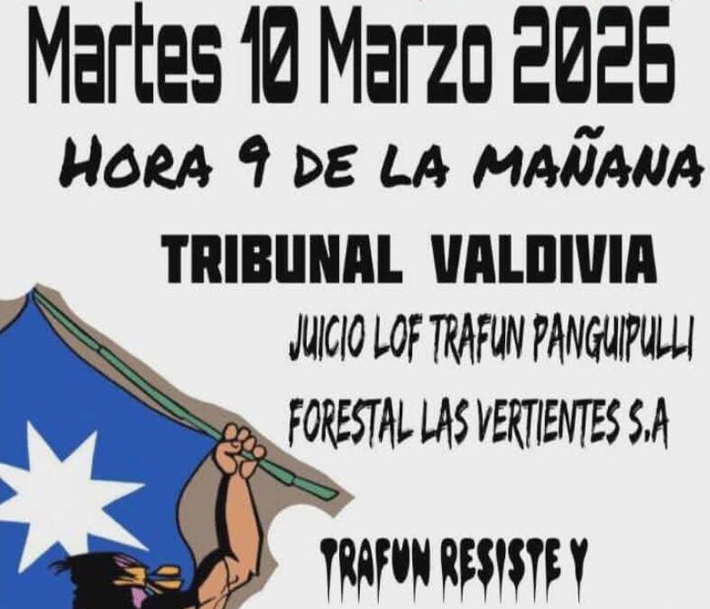 Valdivia: Inicia juicio donde se pone en jaque el derecho consuetudinario de las Comunidades Mapuche de Trafun