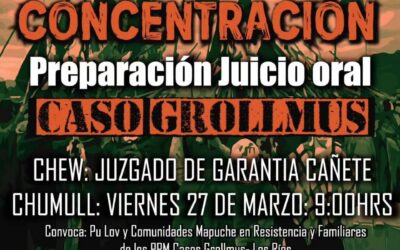 Convocatoria a acompañar la preparación de Juicio Oral contra 19 PPM imputados en el Caso Grollmus