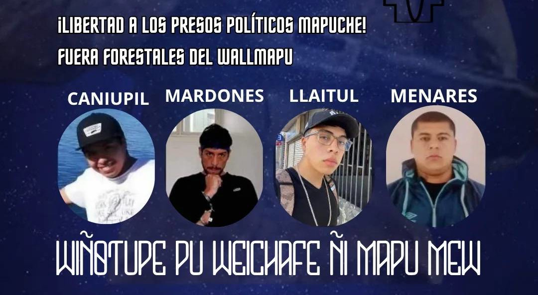 Comenzará juicio en contra de los presos políticos mapuche del caso lautaro