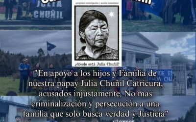 Se realizará audiencia de revisión de medidas cautelares, a dos meses sin encontrar pruebas para culpar a la familia Chuñil