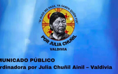 Quedan en libertad dos de los hijos de Julia Chuñil por falta de pruebas en su contra