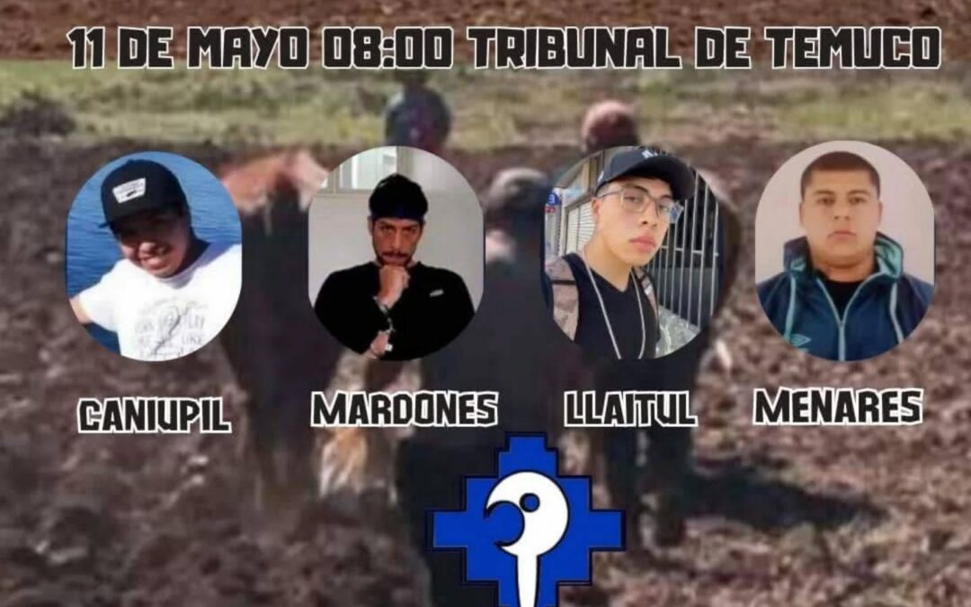 Comunicado Coordinadora Arauco Malleco en respaldo a los PPM del caso Lautaro