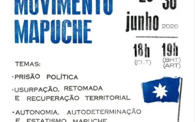 Se realizará el Foro: Debates urgentes del movimento Mapuche, en el mes de junio