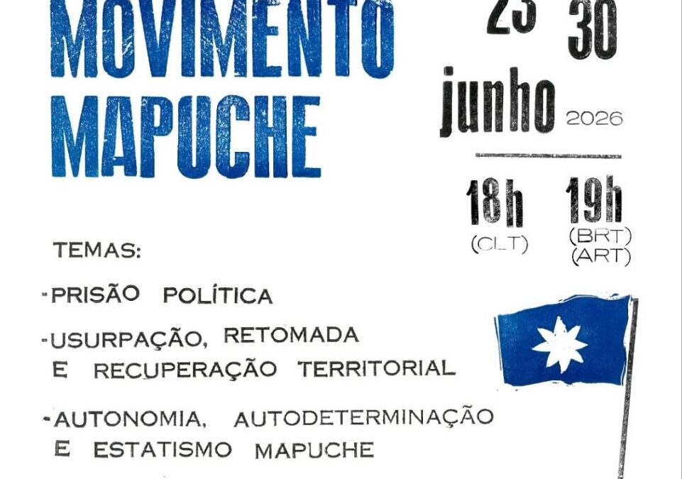 Se realizará el Foro: Debates urgentes del movimento Mapuche, en el mes de junio