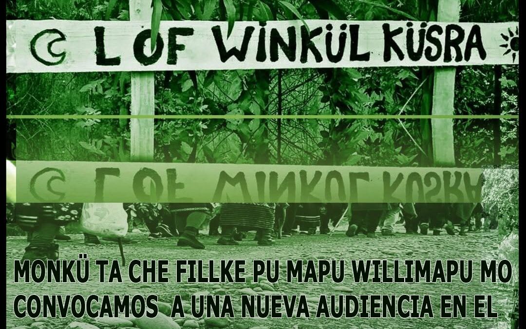 Lof Winkül Küsra convoca a acompañar nueva audiencia por su reivindicación territorial en Osorno