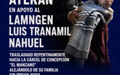 Se realizará Ayekan en apoyo a Luis Tranamil Nahuel