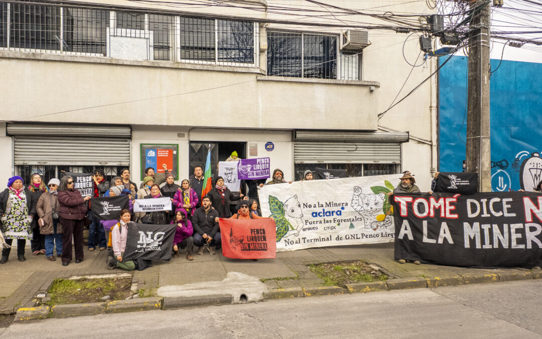 Vecinos de Penco presentaron acciones legales por incumplimientos e ilegalidades en la evaluación ambiental de Minera Aclara