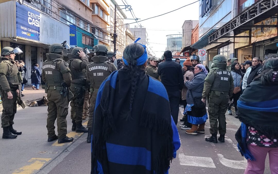 Presentan querella por lesiones: hortalicera mapuche recibió golpes de puño en violento procedimiento municipal en Temuco