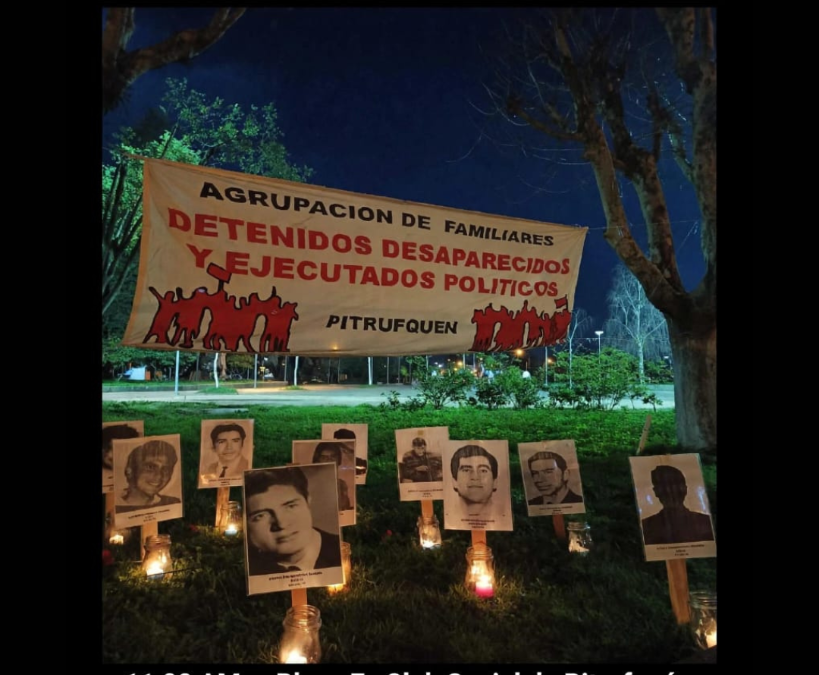 Conmemoración del Día Internacional del Detenido Desaparecido en Pitrufquén