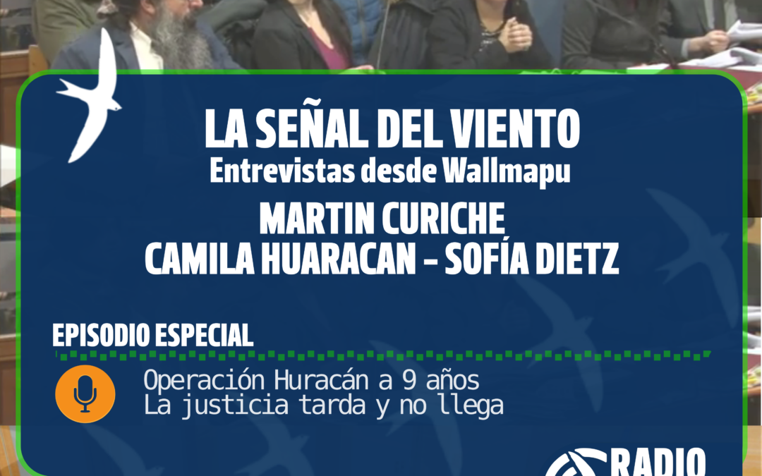 Entrevista a Martin Curiche, Camila Huaracan y Sofía Dietz: Operación Huracán, a 9 años aún no hay justicia
